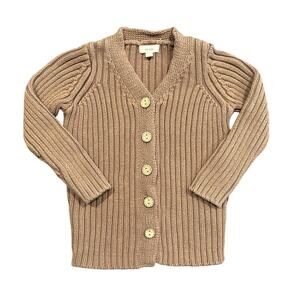 Lil Legs Toddler Cardigan Sweater – Brown, 24 Months